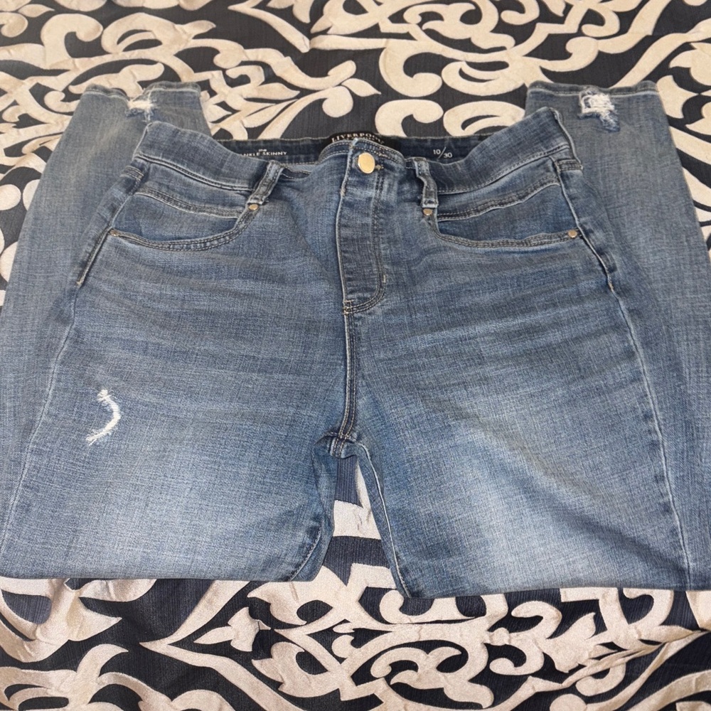 Liverpool Dark Indigo Skinny Jeans - Picture 5 of 5